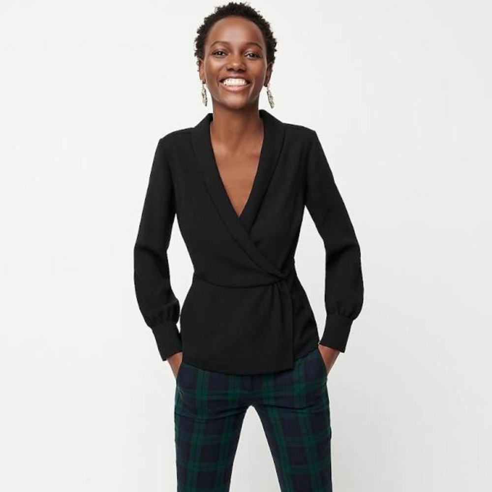 NWT Jcrew 365 crepe blouse